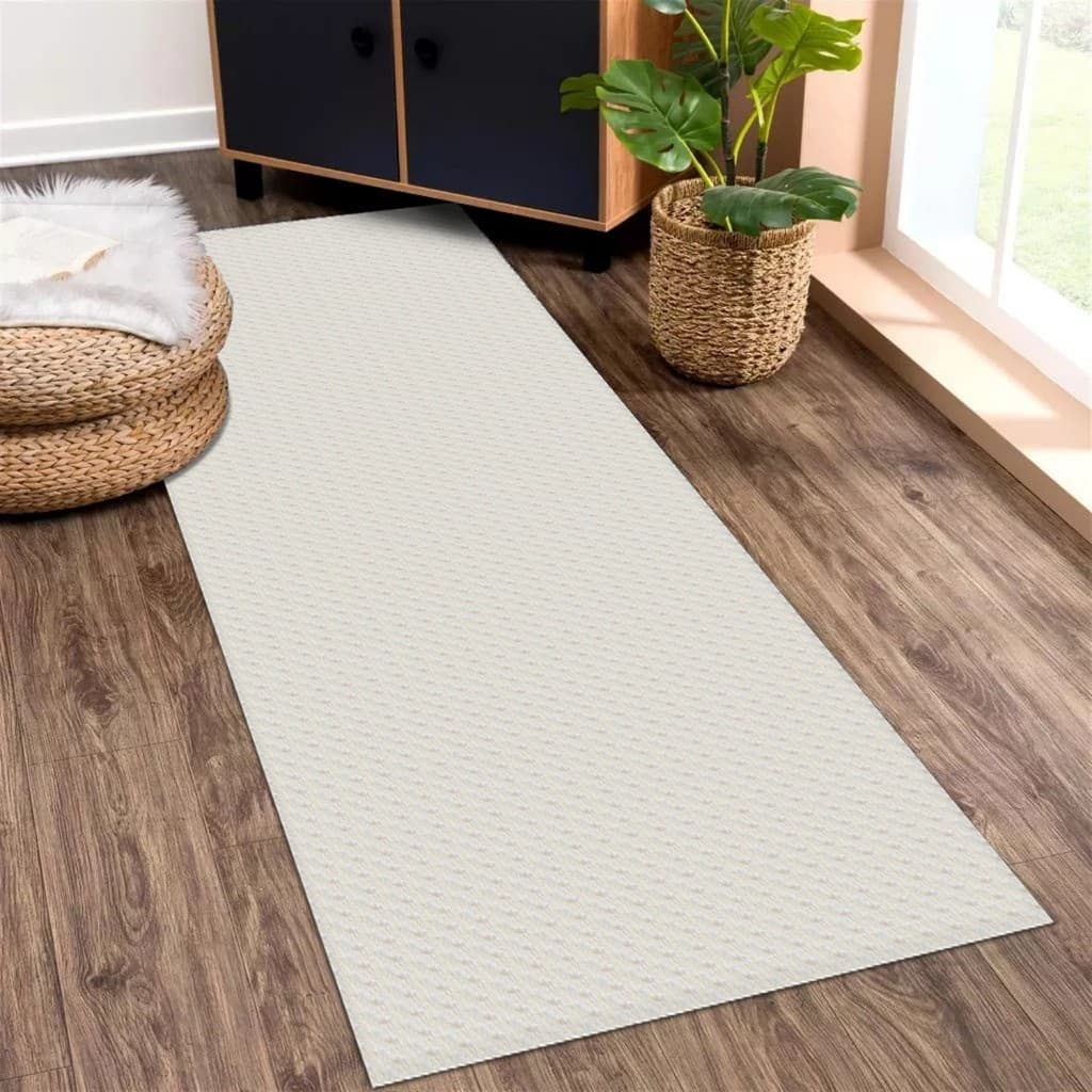 Tapete Passadeira Beira Cama Algodão Antiderrapante Lavável em Máquina Diversas Medidas Sala Quarto