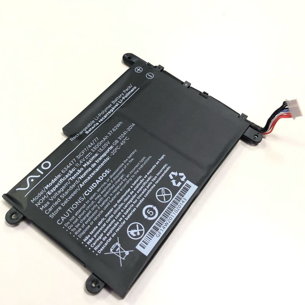 Bateria 634477 3icp7/44/77 Notebook Vaio Fe14 Garantia