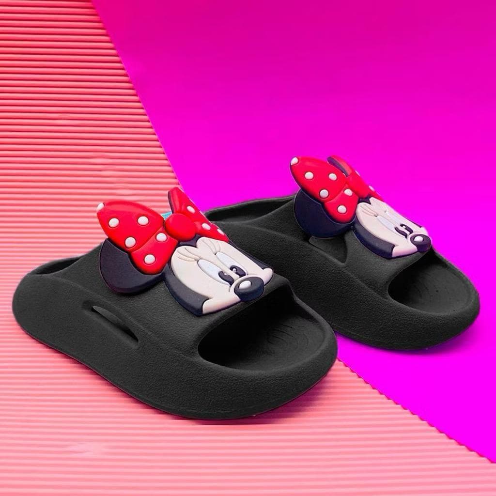 Chinelo Slide Nuvem Infantil Super Confortável e Leve Lançamento Minnie