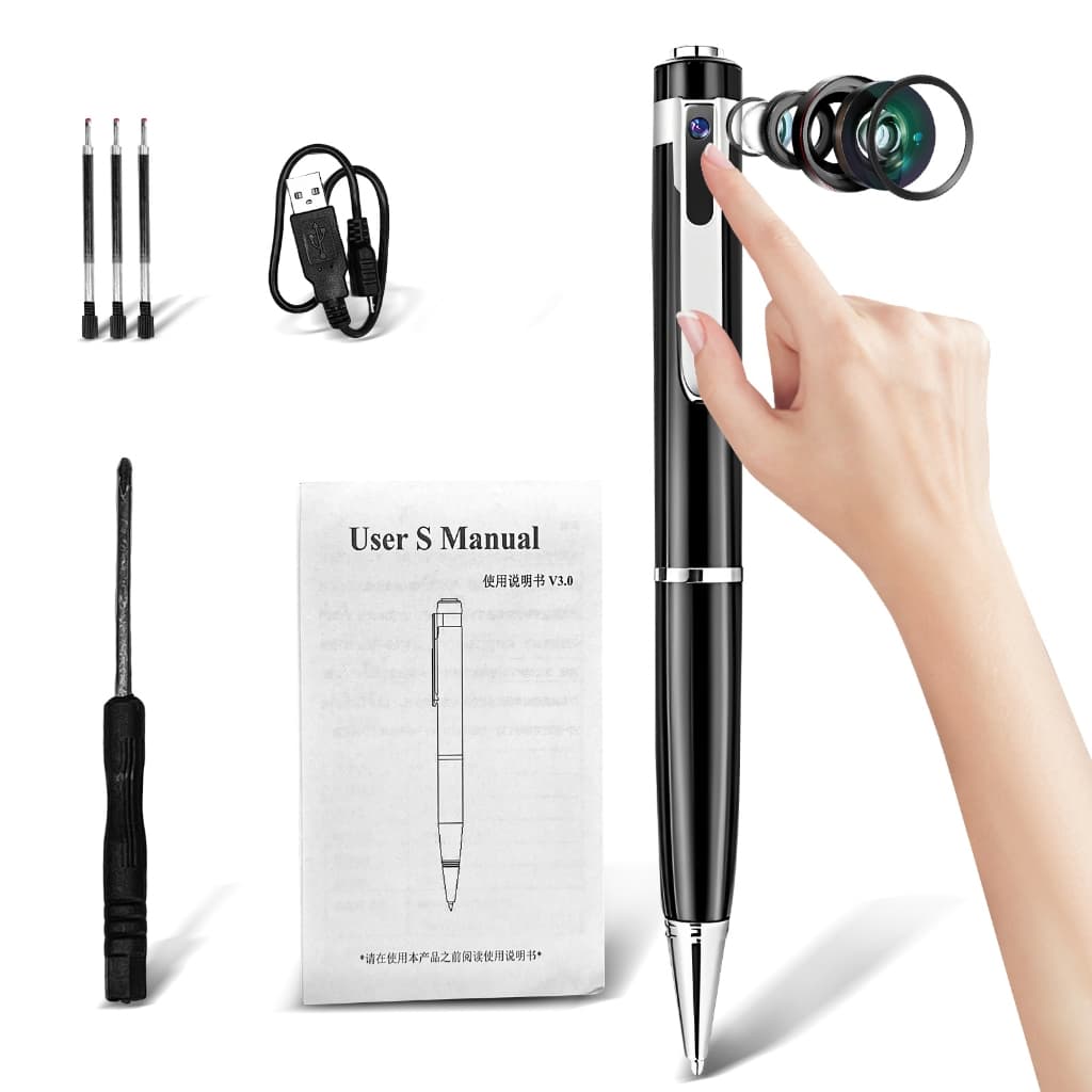 Câmera dvr caneta mini câmera 1080p gravador de vídeo digital dv gravador de voz portátil