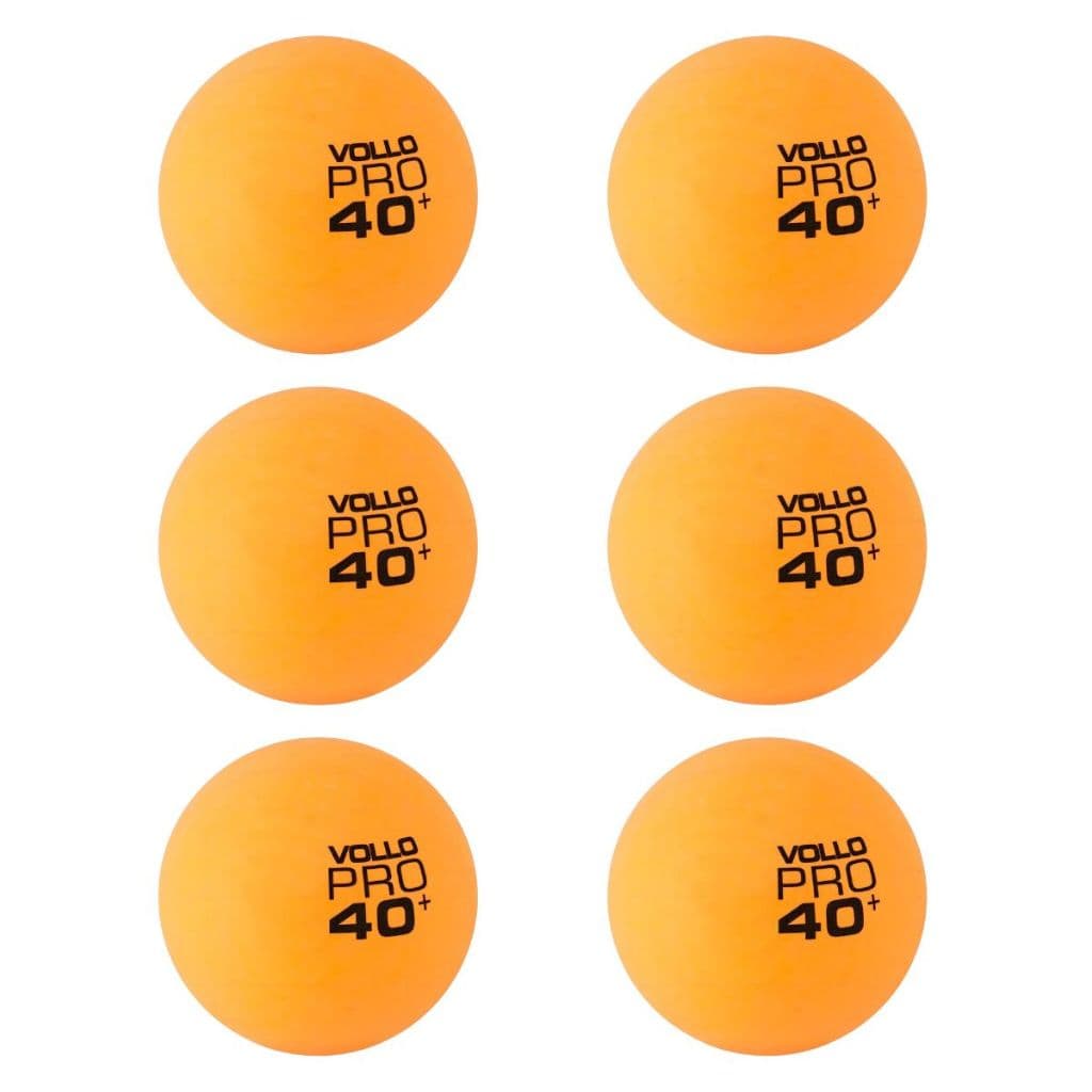 6 Bolinhas Tenis de Mesa Bola de Ping Pong Vollo 40mm Boa Qualidade Treino Jogos Trends Envio Rapido