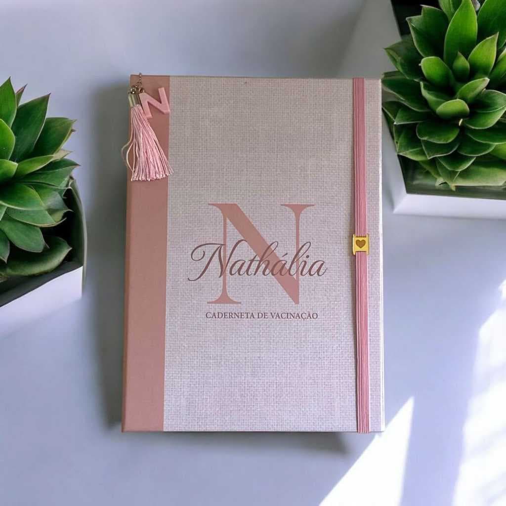 Capa dura Personalizada para caderneta de vacina Diversos temas Meninas