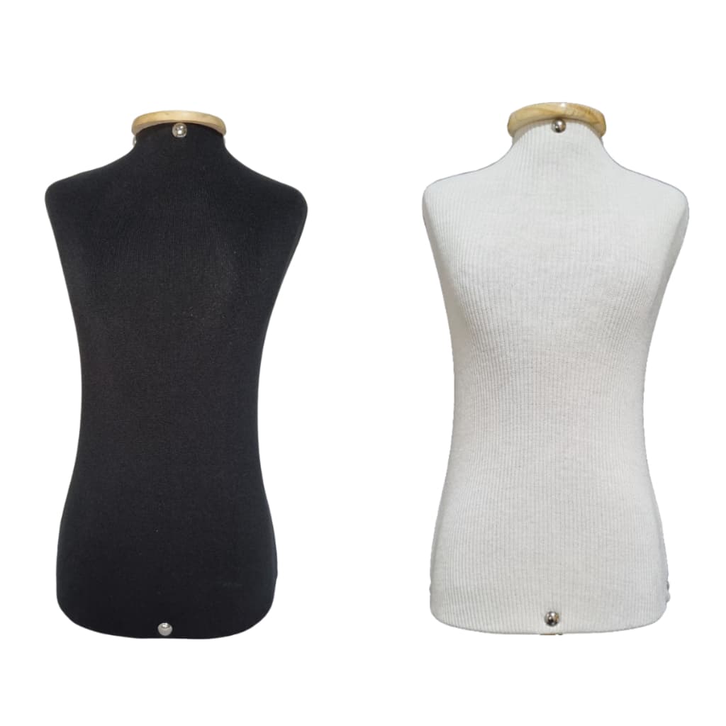 1 Mini Manequim Expositor De Biju Vitrine Fashion Sem Pedestal Fibra Malha Bijuterias Joias