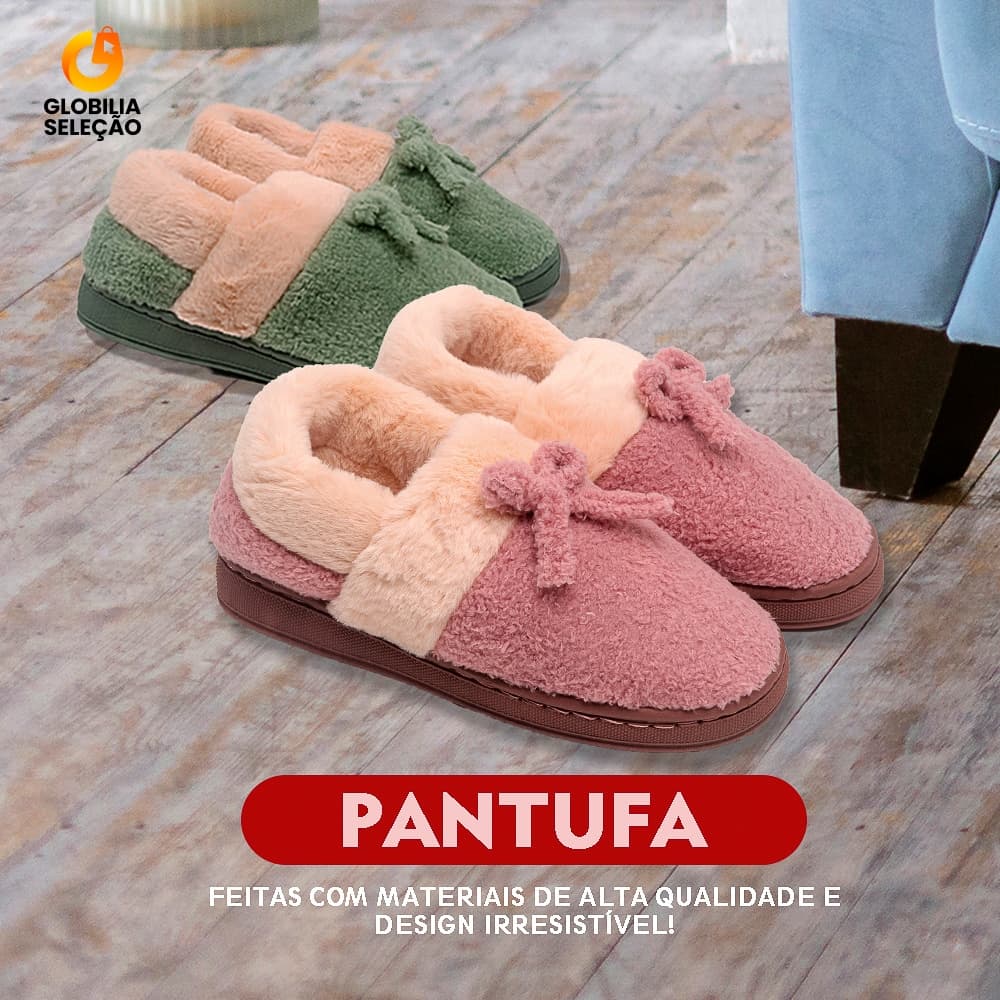 Pantufa Chinelo De Casa Feminina Menina Pelúcia Confortável Inverno TX4157