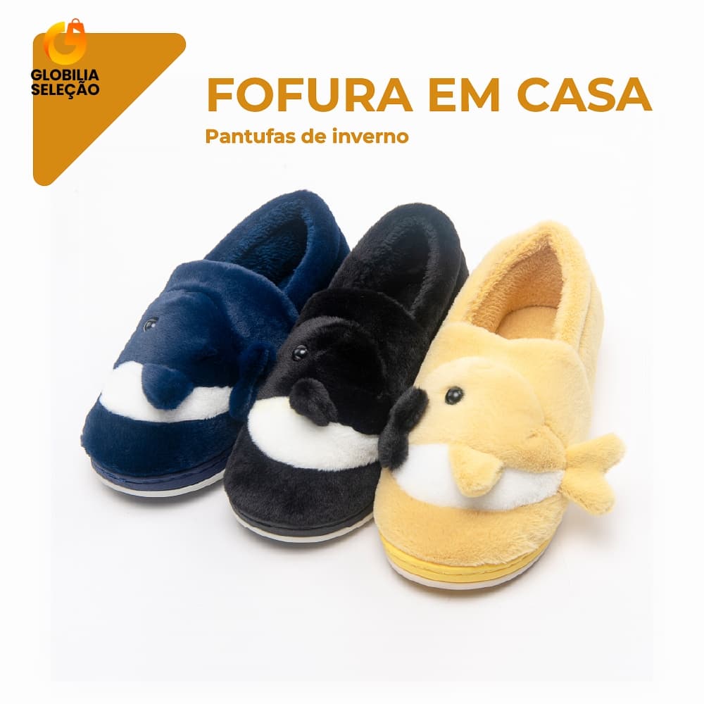 【Oferta por tempo limitado】Pantufa Chinelo De Casa Feminina Menina Pelúcia Confortável Inverno  TX4119GF
