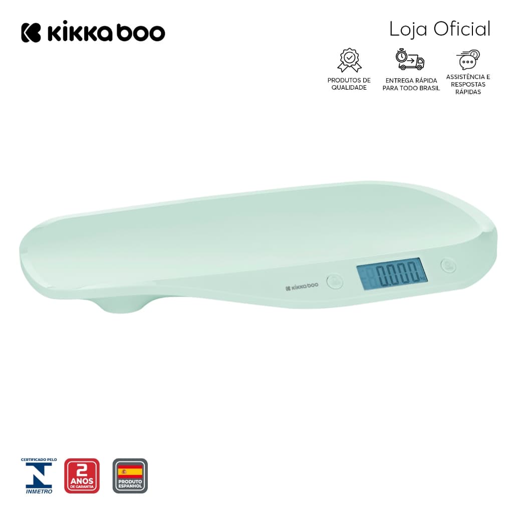 Balança Pediatrica Digital Lyra Mint KikkaBoo
