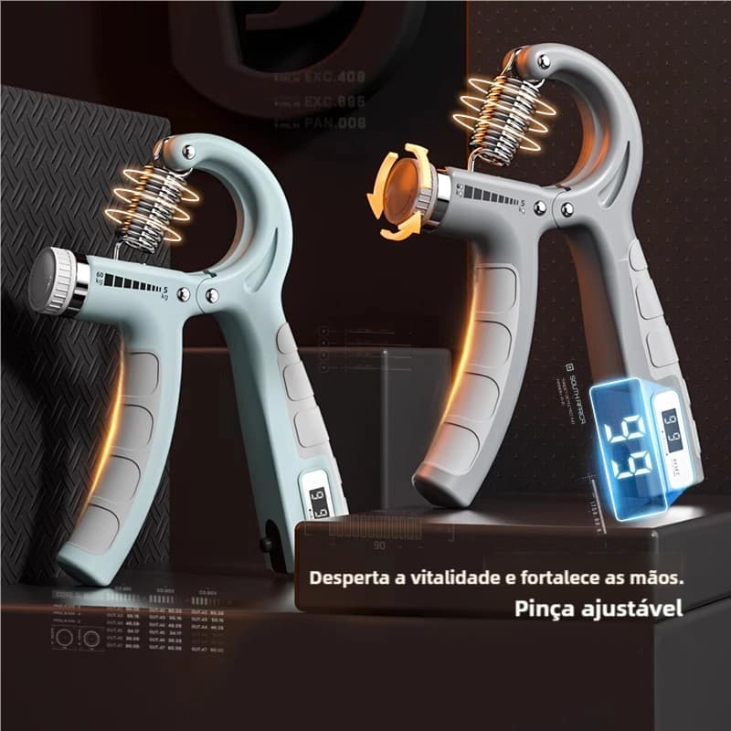 Aderência de mão Hand grip 5-60KG Exercite a força do antebraço e dos dedos
