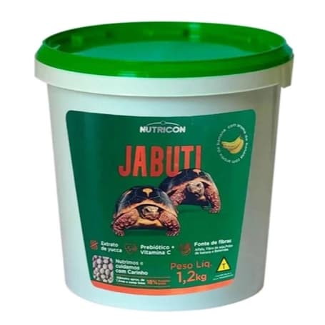 JABUTI NUTRICON BALDE 1,2KG