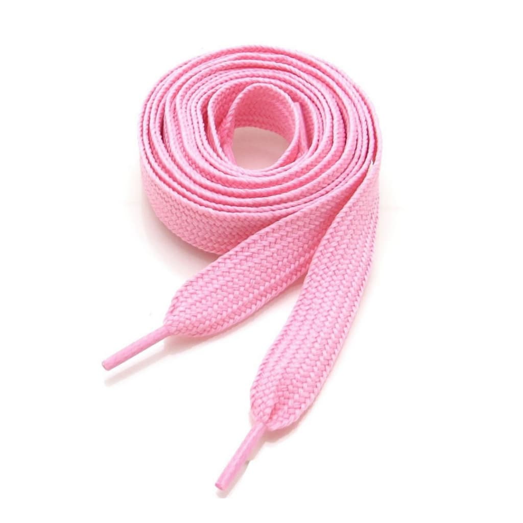 Cadarço Achatado Tradic Tenis Sapat Nilon Rosa 1,20 Metr