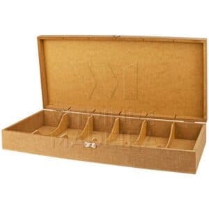 Caixa Organizadora Com Divisões Para Óculos De Grau e Sol Em MDF Cru Quarto Casa Proteção Closet