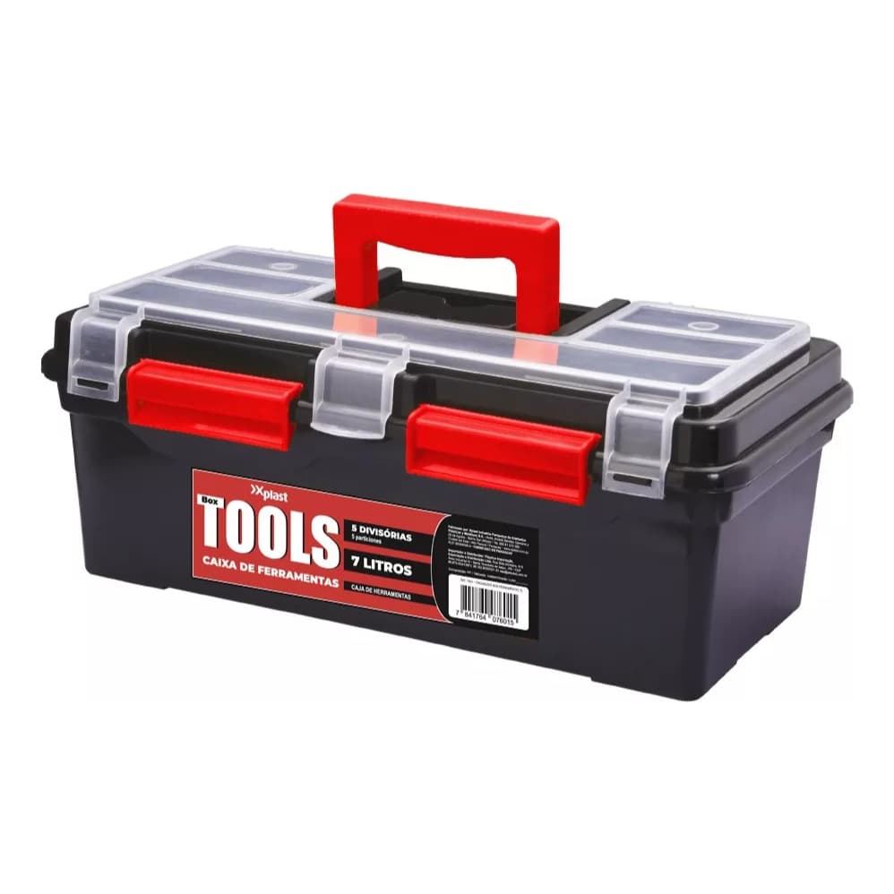 Caixa Para Ferramentas Caixa De Pesca Organizadora Resistente Envio Rapido