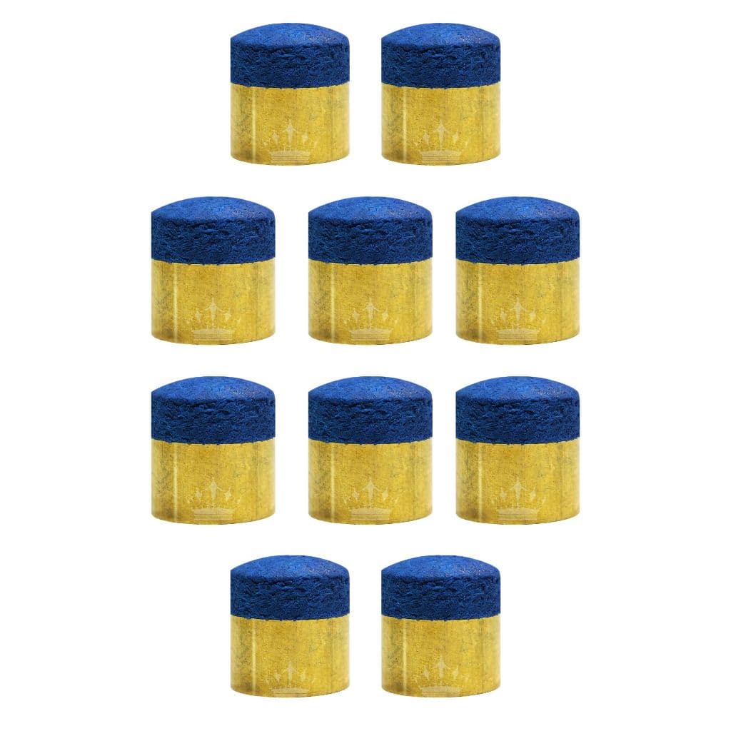 10 Virolas Metal c/ Sola de Couro Para Sinuca / Bilhar Profissional 11mm