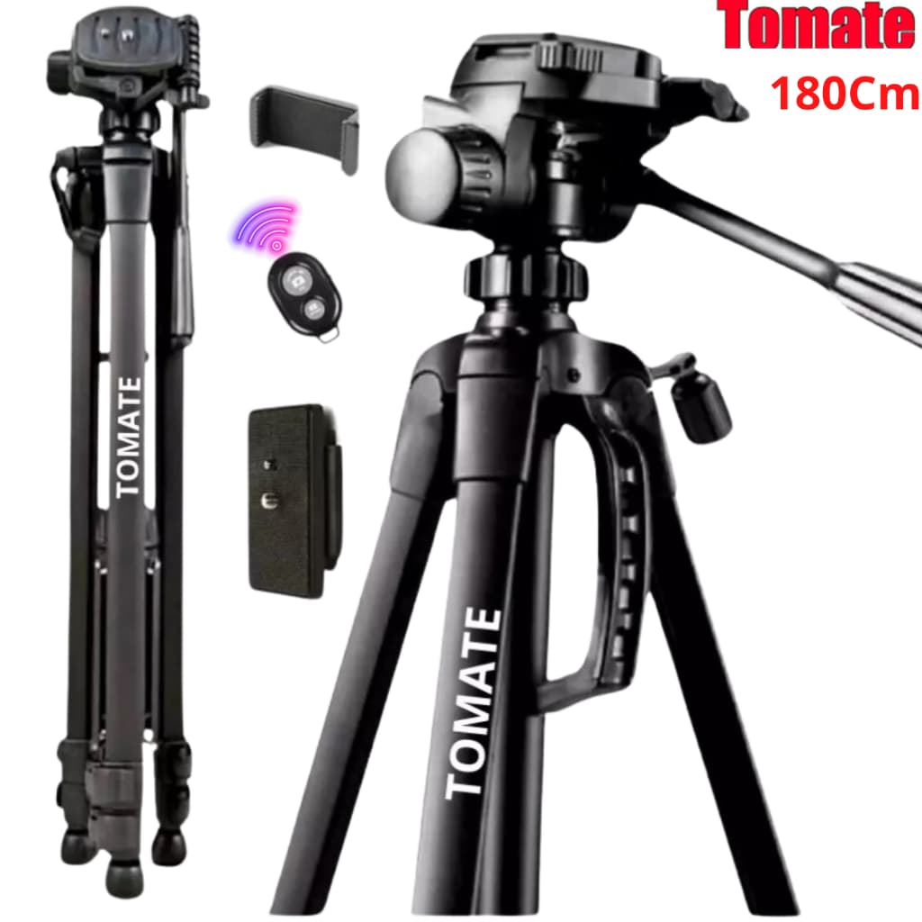 Tripé Profissional Para Câmera E Celular MTG-3018 Universal 180 Cm