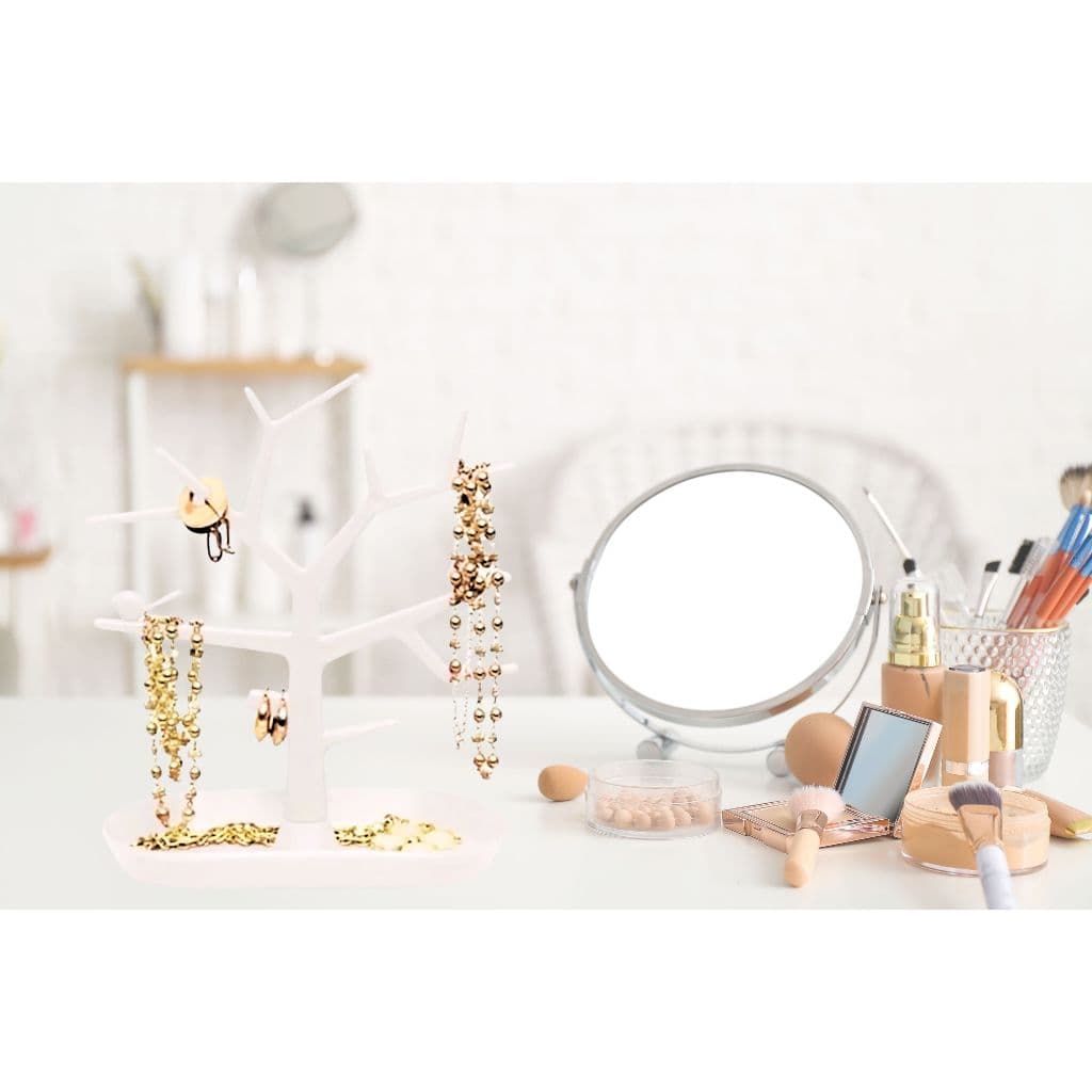 Porta Biju Brinco Colar Jóia Bijuteria Pulseira Formato Arvore Decorativa