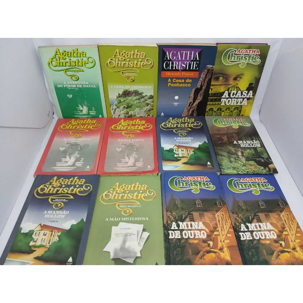 Coleção Agatha Christie Títulos e Edições Diversas