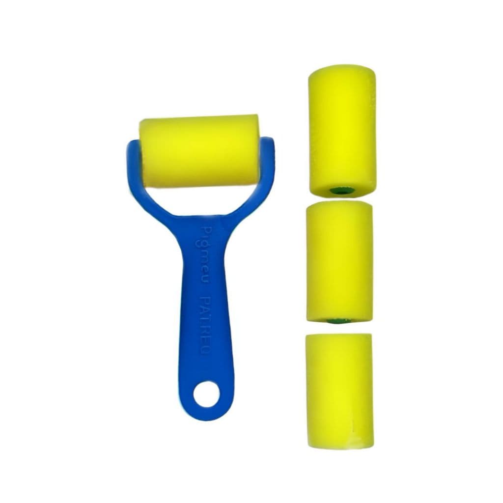 Rolinho de espuma Pigmeu - 1 rolo + 3 refis