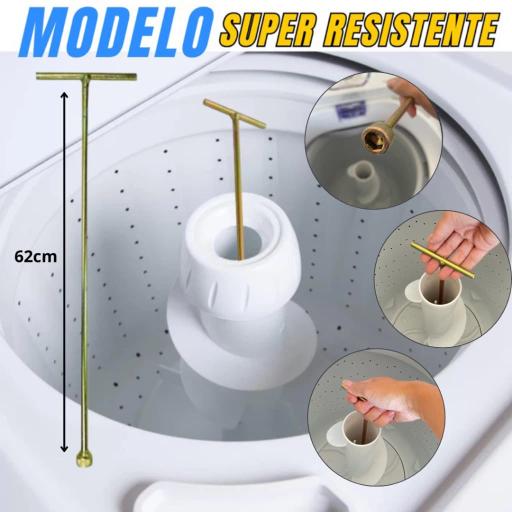 Chave T 10mm Longa 62cm Agitador Brastemp Electrolux