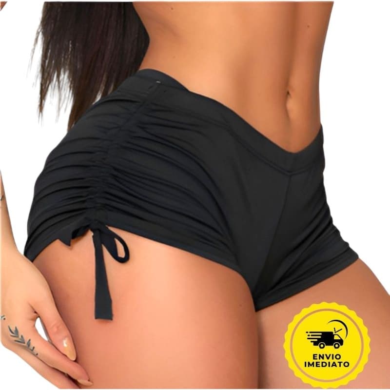 Biquíni Short Com Cordinha Na Lateral Moda Praia e Piscina