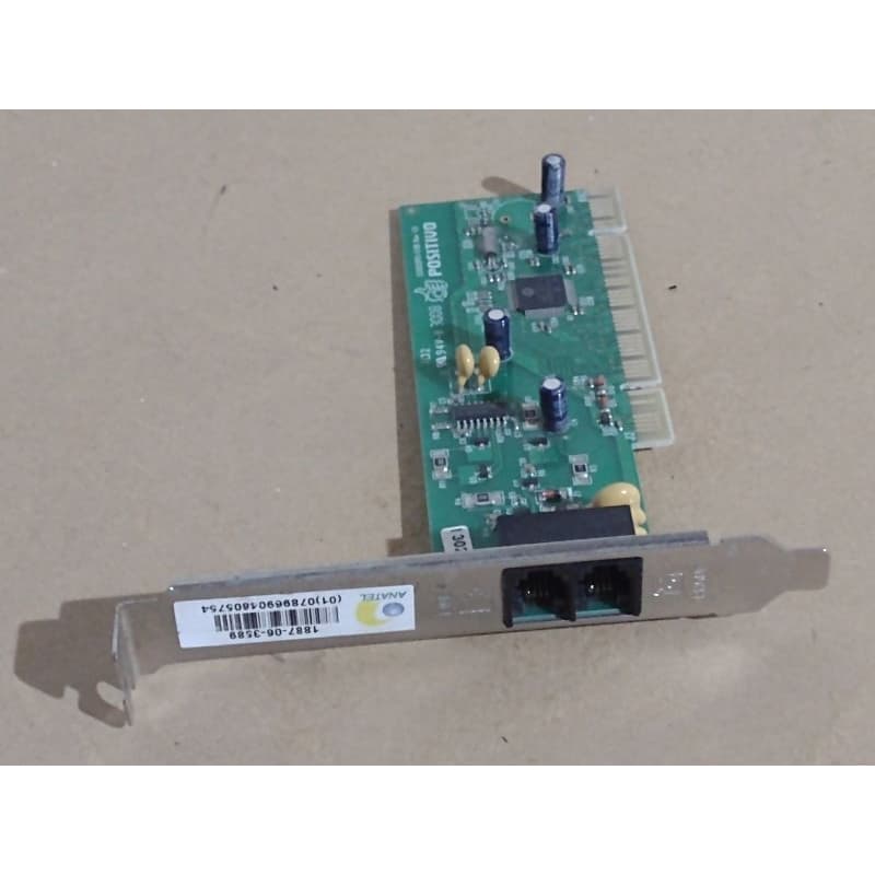 Placa Fax Moldem SI3052PCI-EVB Motorola Positivo Rev:1.5