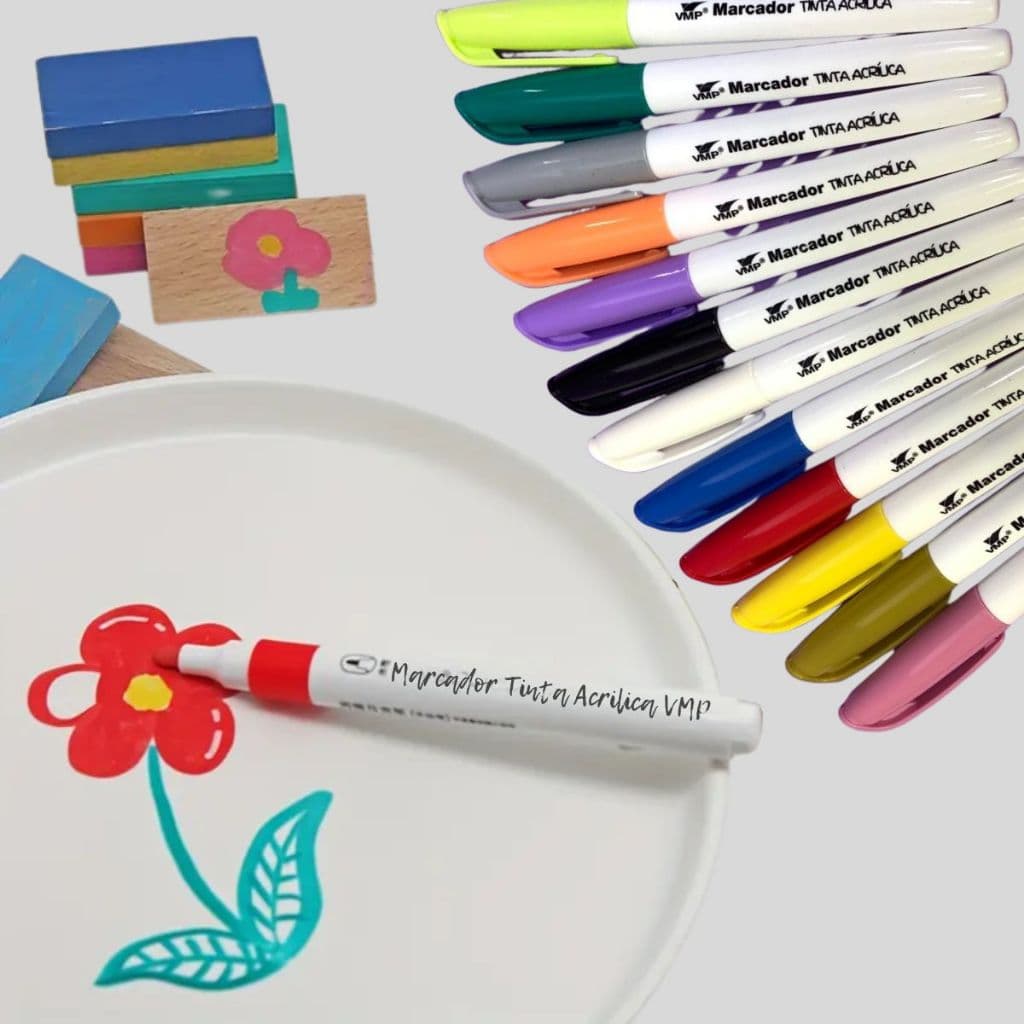 12 Marcador Tinta Acrílica Canetas Marcador Tecido Artesanato Desenho Vidro Tela Canetão Bobby Goods