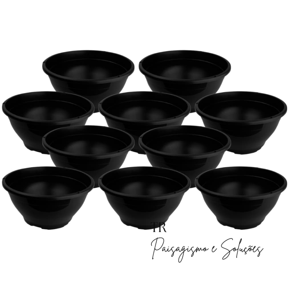 kit 10 vaso cuia 21 capacidade 2 litro para rosa do deserto