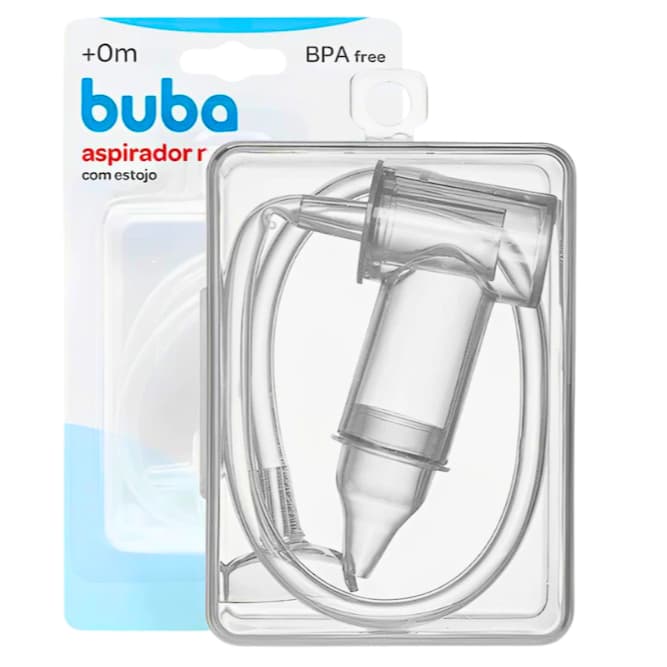 Aspirador Nasal Com Estojo Sucção Com Ponta Buba