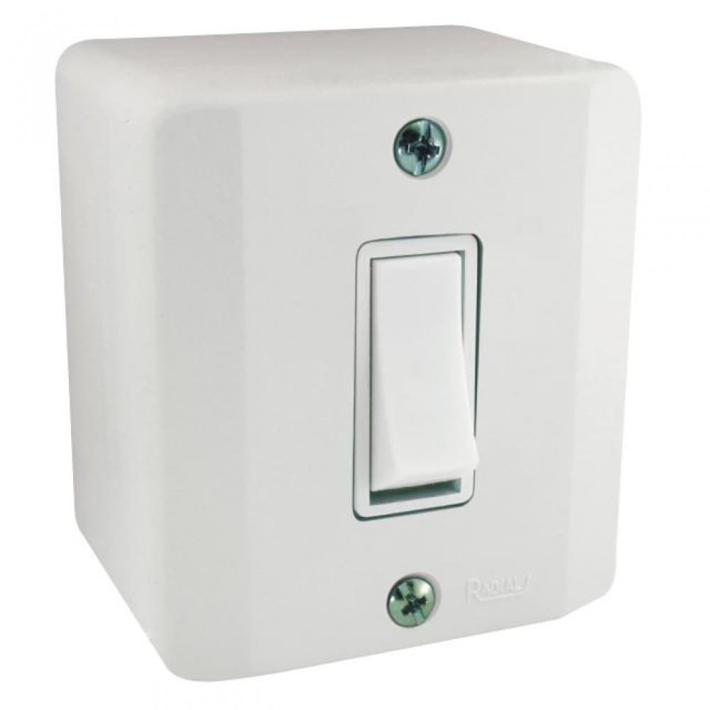 Interruptor Simples Com Caixa Sobrepor Externo