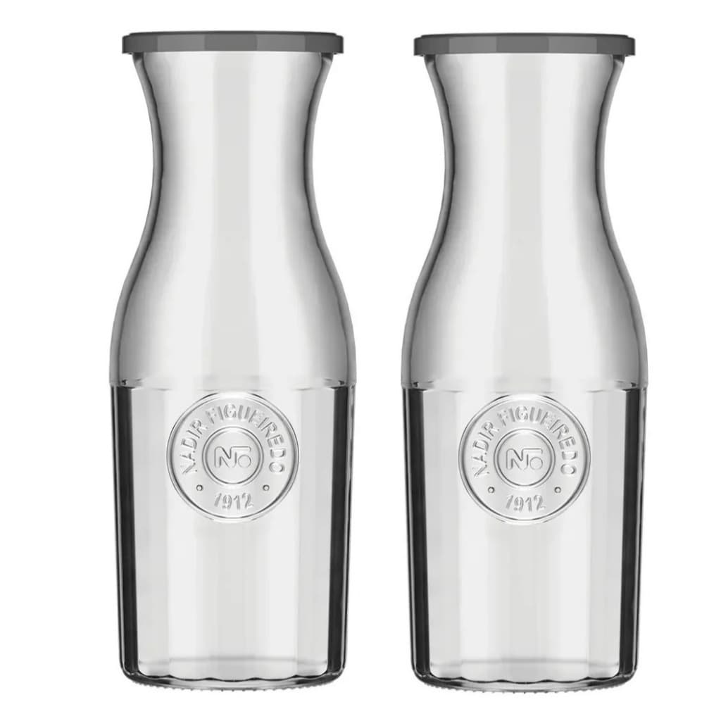 Jarra Decanter Americano Vintage vidro Nadir c/ Tampa Plástica 1,2 litros