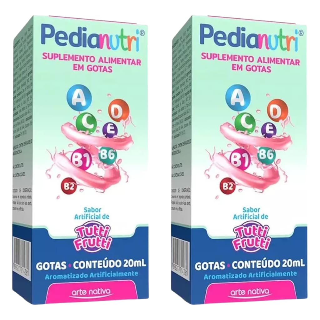 Kit 2 Pedianutri em Gotas Tutti Frutti 20ml - Arte Nativa