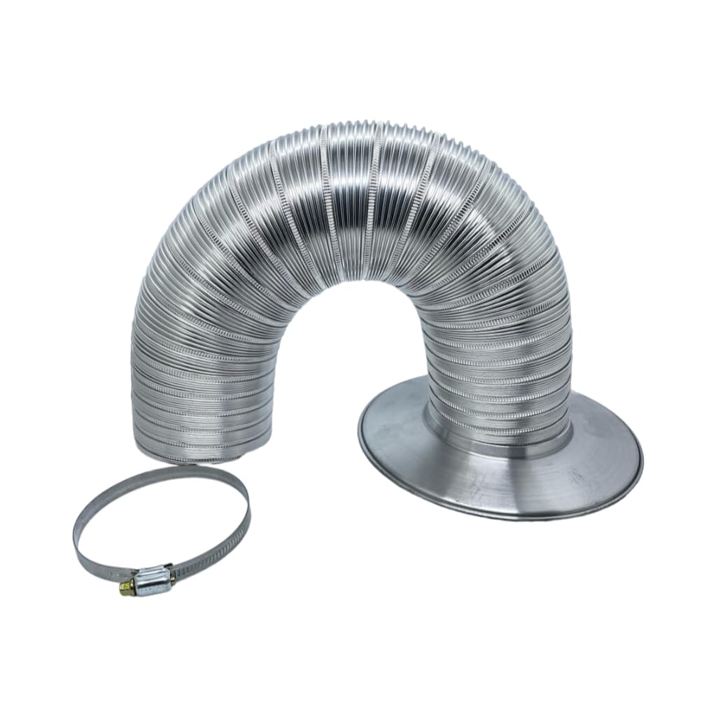 tubo/Duto De Exaustão Aro e abraçadeira 60mm 1.50cm Para Aquecedores De Água A Gás