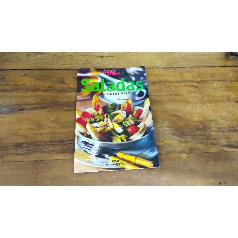 Saladas E Bufês Frios Bruna Trevisani Novo Sabor Livro De Receitas Usado