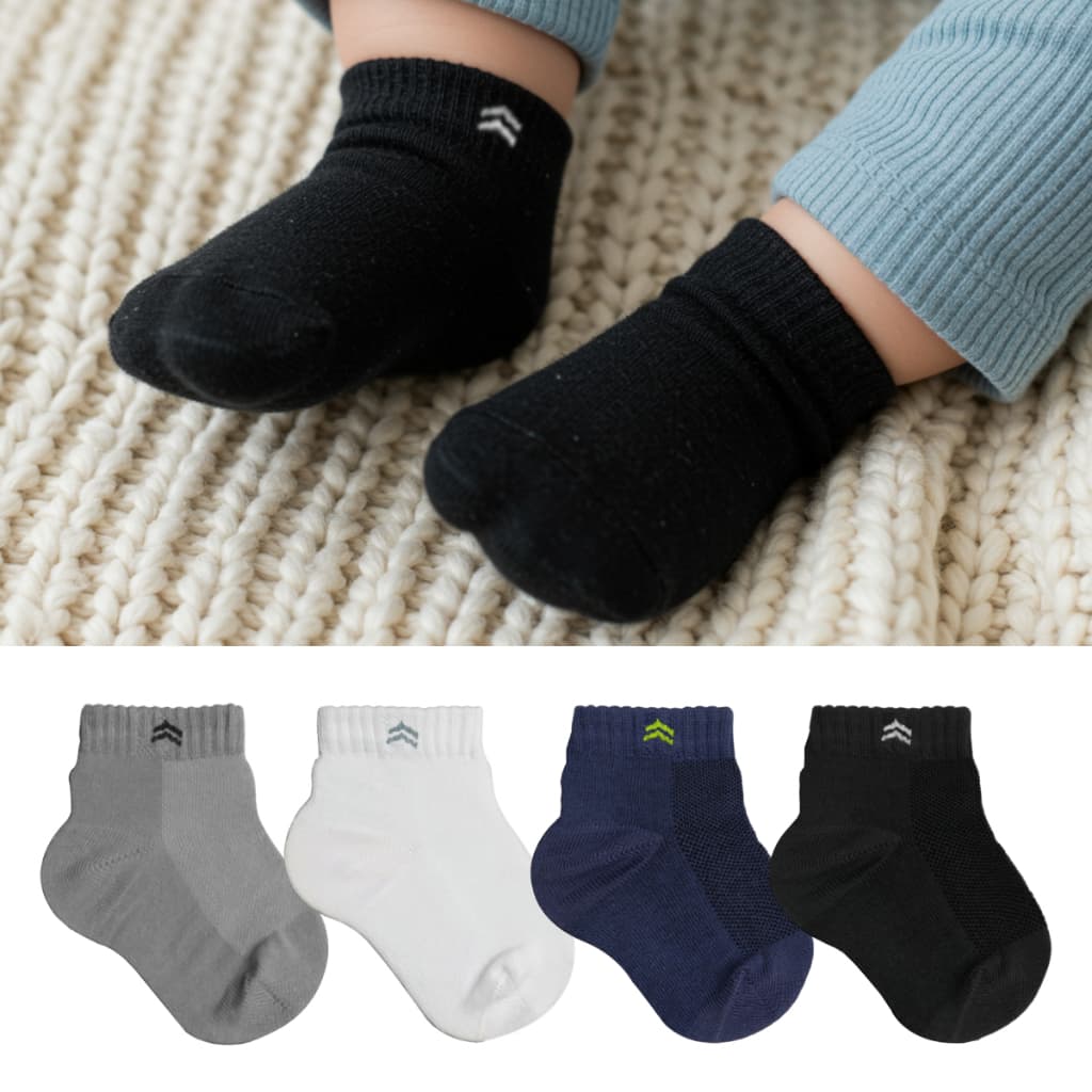 Kit 3 Pares de Meias Bebê Infantil Algodão Baby Up 02025 Cano Médio Sortida