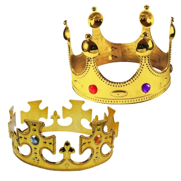Coroa Rainha Rei  Princesa  Príncipe Adulto e Infantil