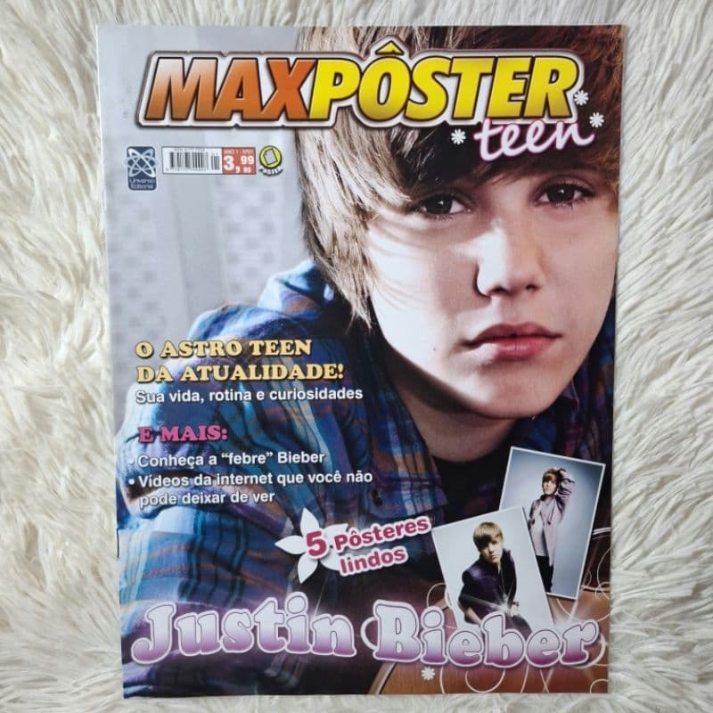 Revista MaxPôster Teen Justin Bieber - poster