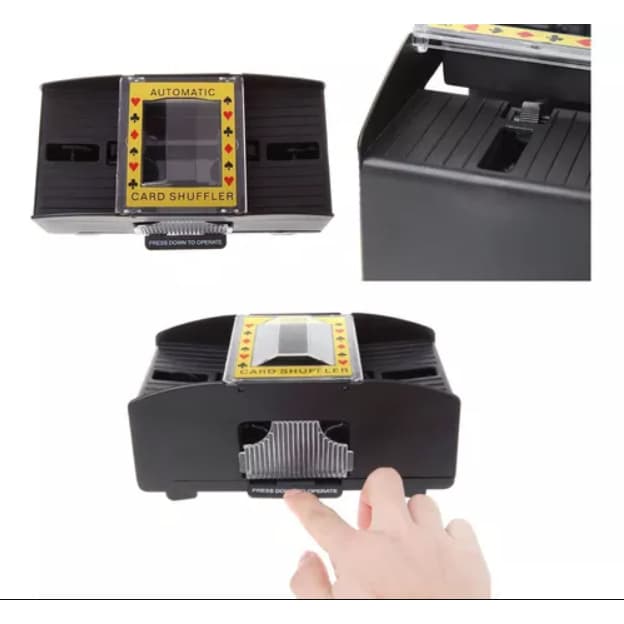Embaralhador Cartas Baralho Poker Casino Profissional Amador