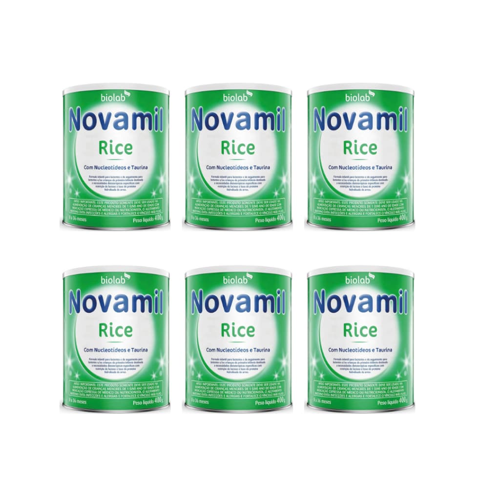Biolab Novamil Rice En polvo Lata 6 Unidad  400 g