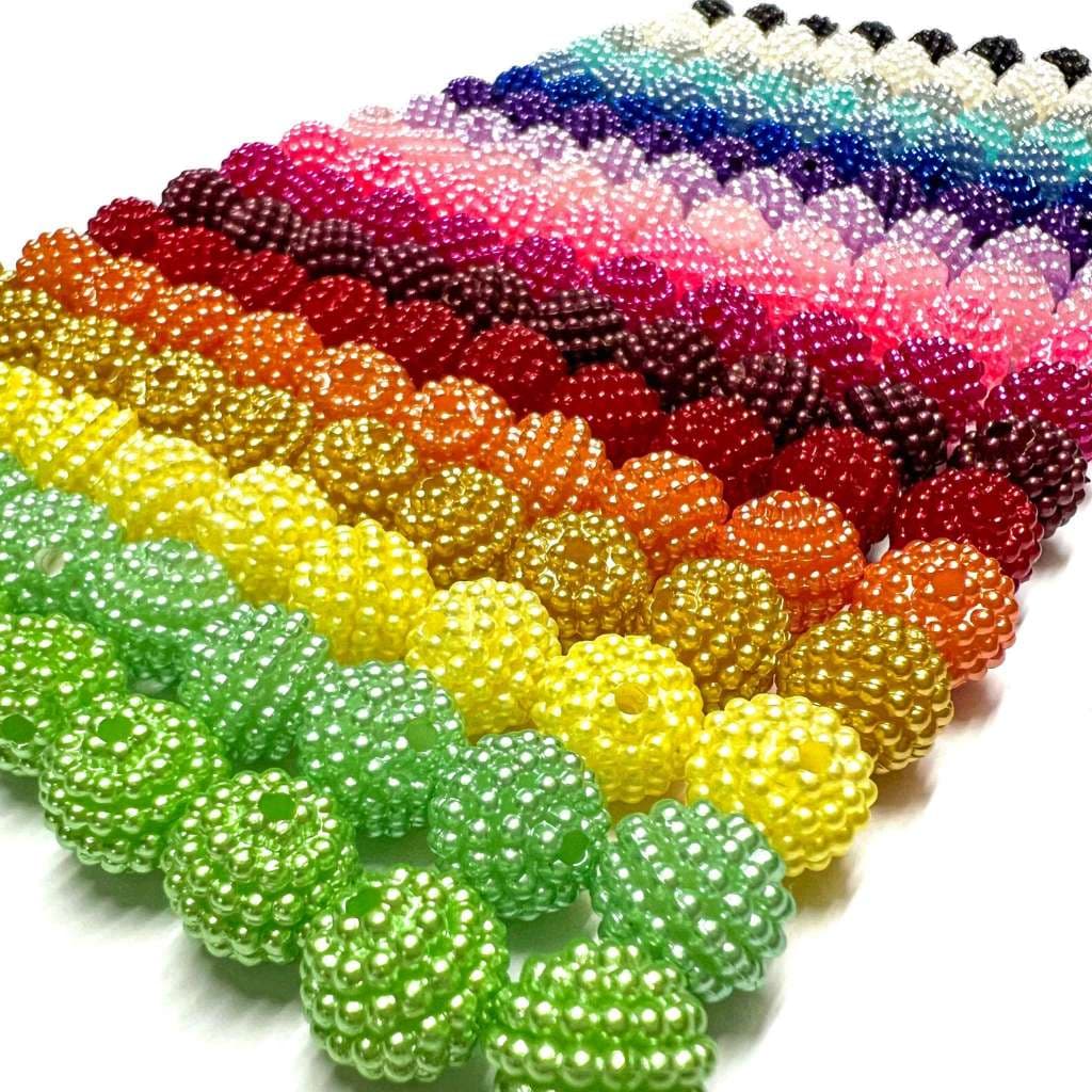 100pçs - Miçanga De Pérola Craquelada - 10mm - Escolha A Cor