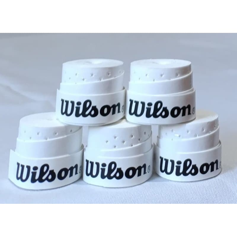 kit de Overgrip Wilson PERFURADO ProFile/ Unidade /Beach Tennis, Tênis,Padel, Badminton, Squash
