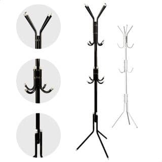 Mancebo Cabideiro Chão Roupas 12 Ganchos Organizador Casaco Chapéu
