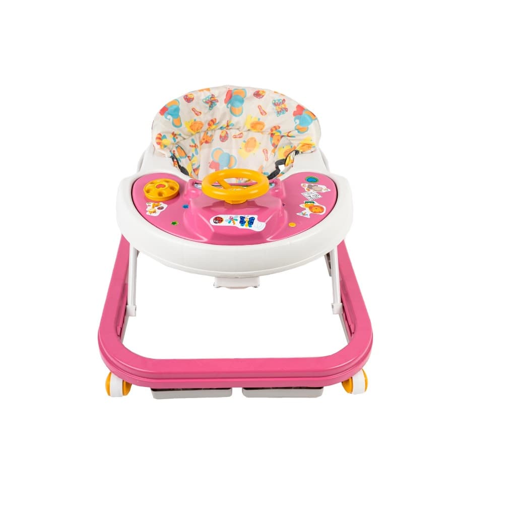 Andador De Bebe Infantil Musical Sonoro Styll Baby Rosa