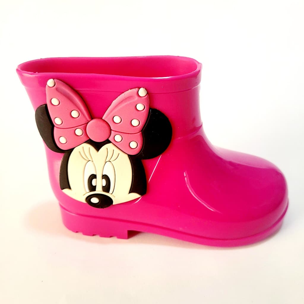 Galocha Infantil Feminina Botinha Para Meninas Personagem Ratinha