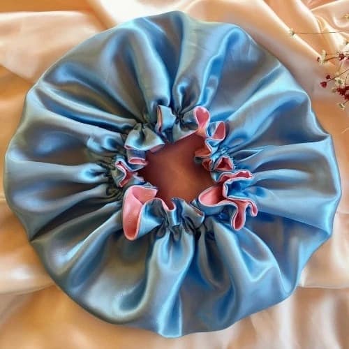 Touca de Cetim Dupla Face antifrizz