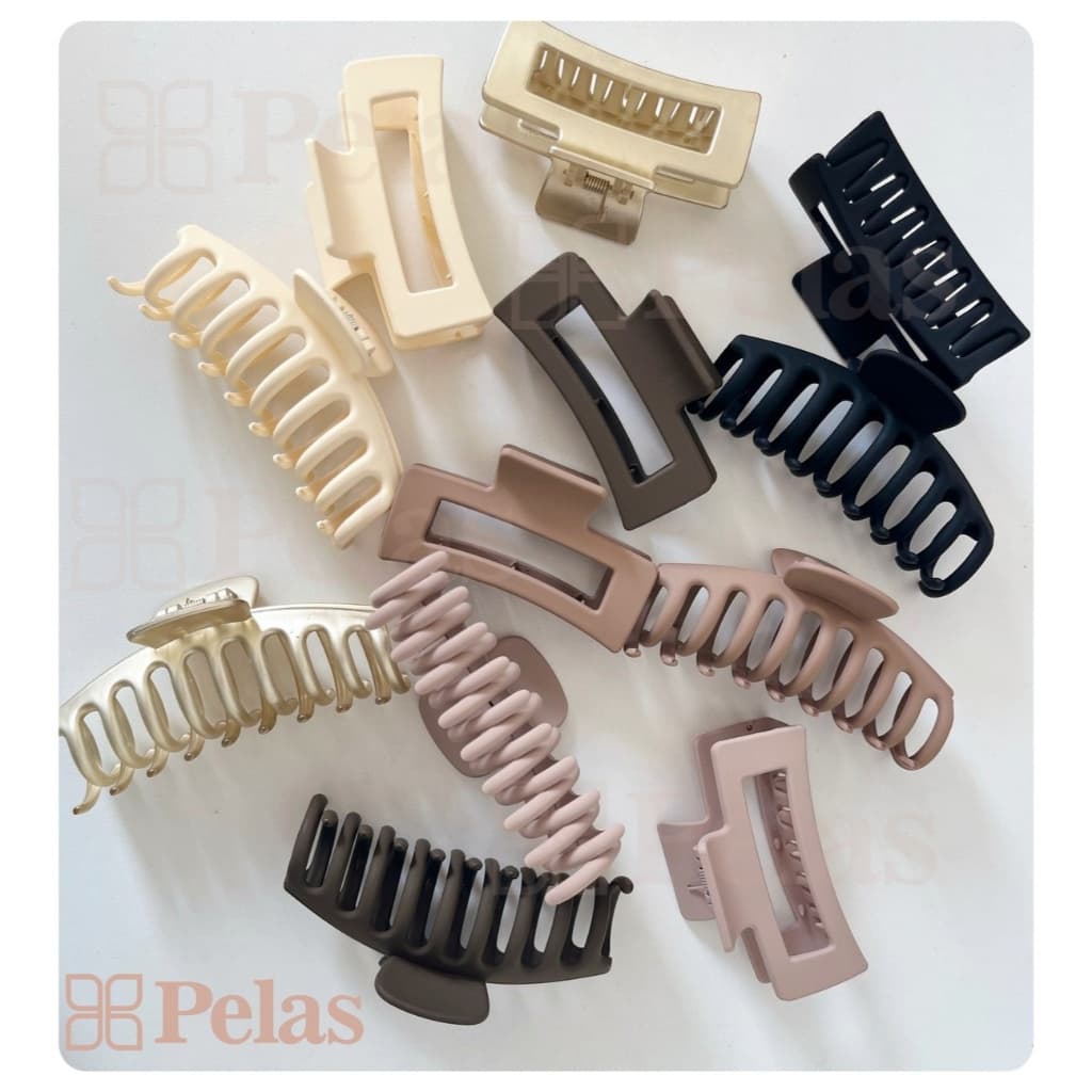 KIT Prendedor Maxi Presilha  Piranha/HAIR CLIPS Garra de Cabelo  8.5cm  e 11cm