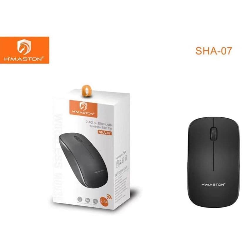 Mouse óptico 2.4G Sem Fio SHA07/08 Hmaston  Wireless