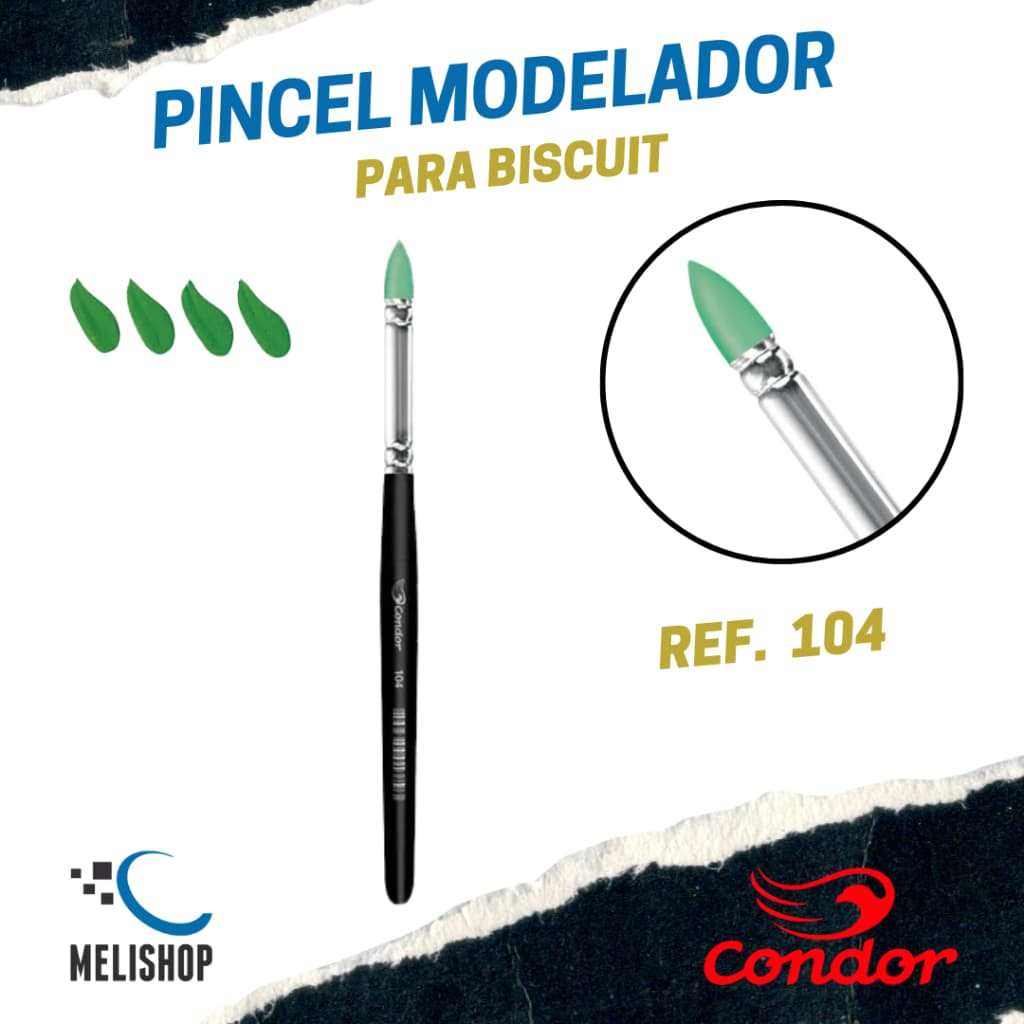 Pincel Modelador para Biscuit REF. 104 Condor Profissional