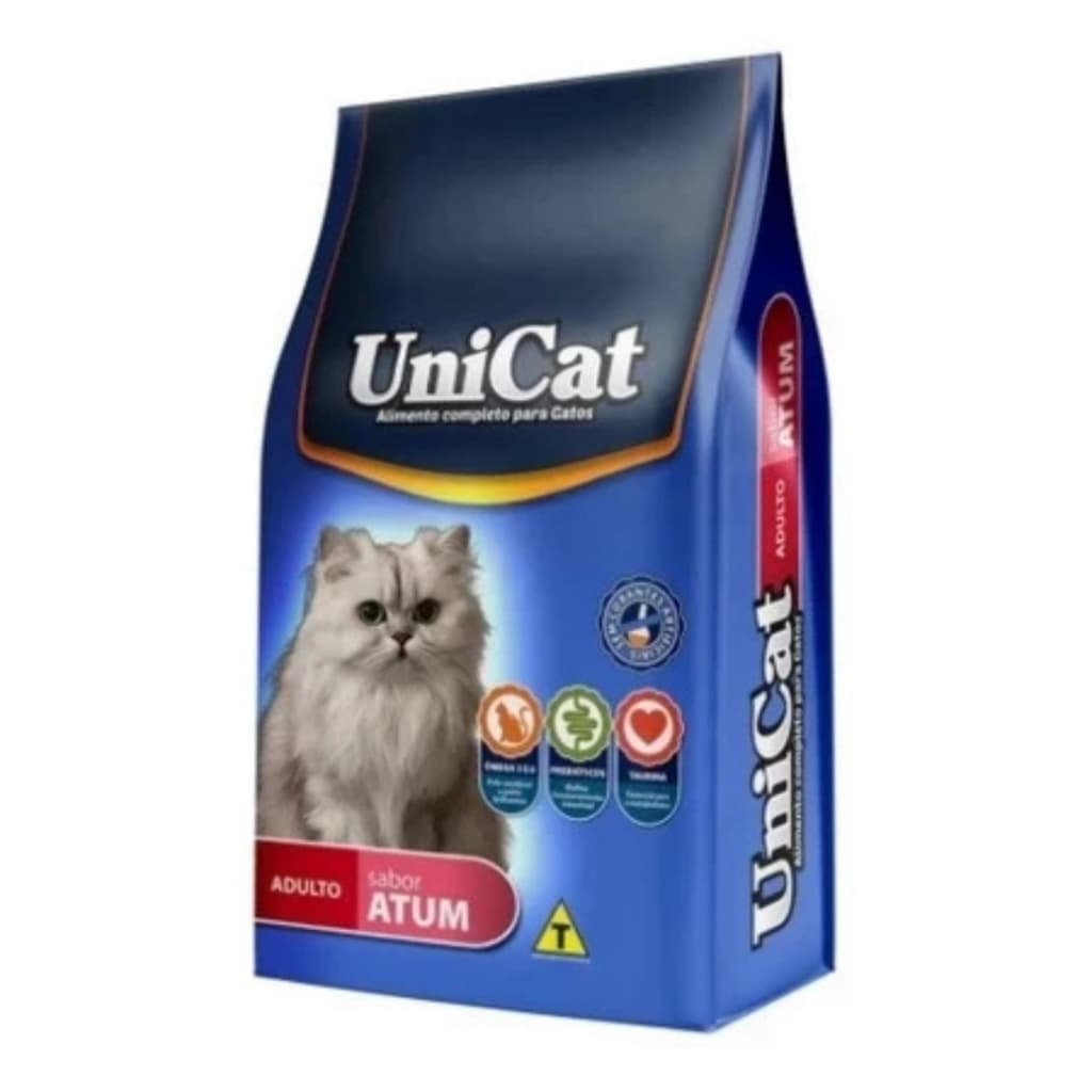 Ração Unicat Gatos Adultos Atum 10,1kg