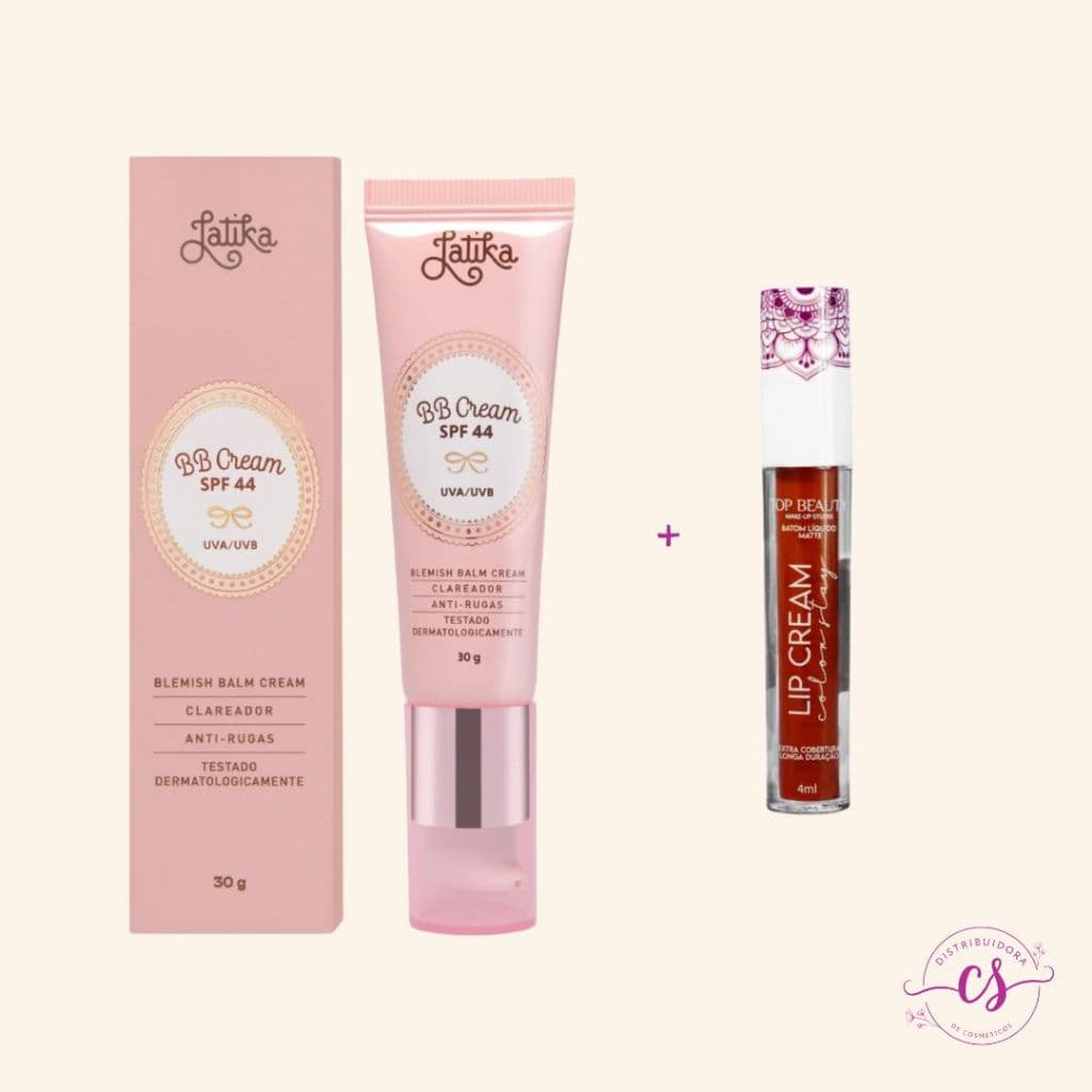 BB Cream Latika Clareador e Antirugas FPS 44