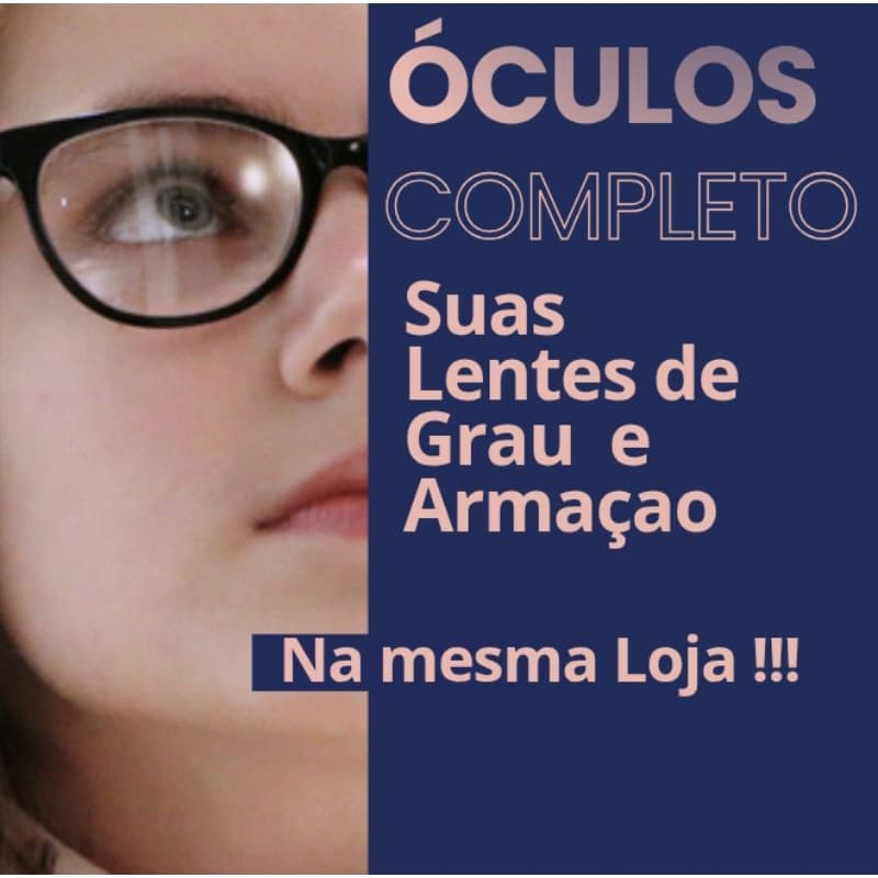 Par Lentes de Monofocais Grau Para Óculos **Envie a Receita Pelo Chat**