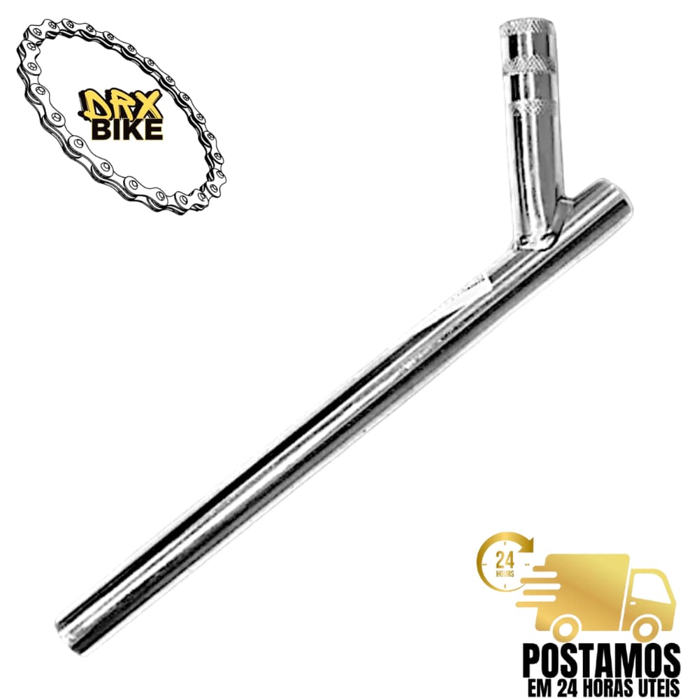 Canote De Selim Y 22,2mm Cromado Bike Cross DRX BIKE