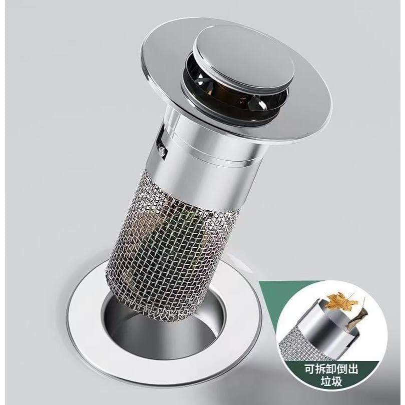 Válvula Pop-up Universal para Pia – Filtro Antiodor e Antientupimento